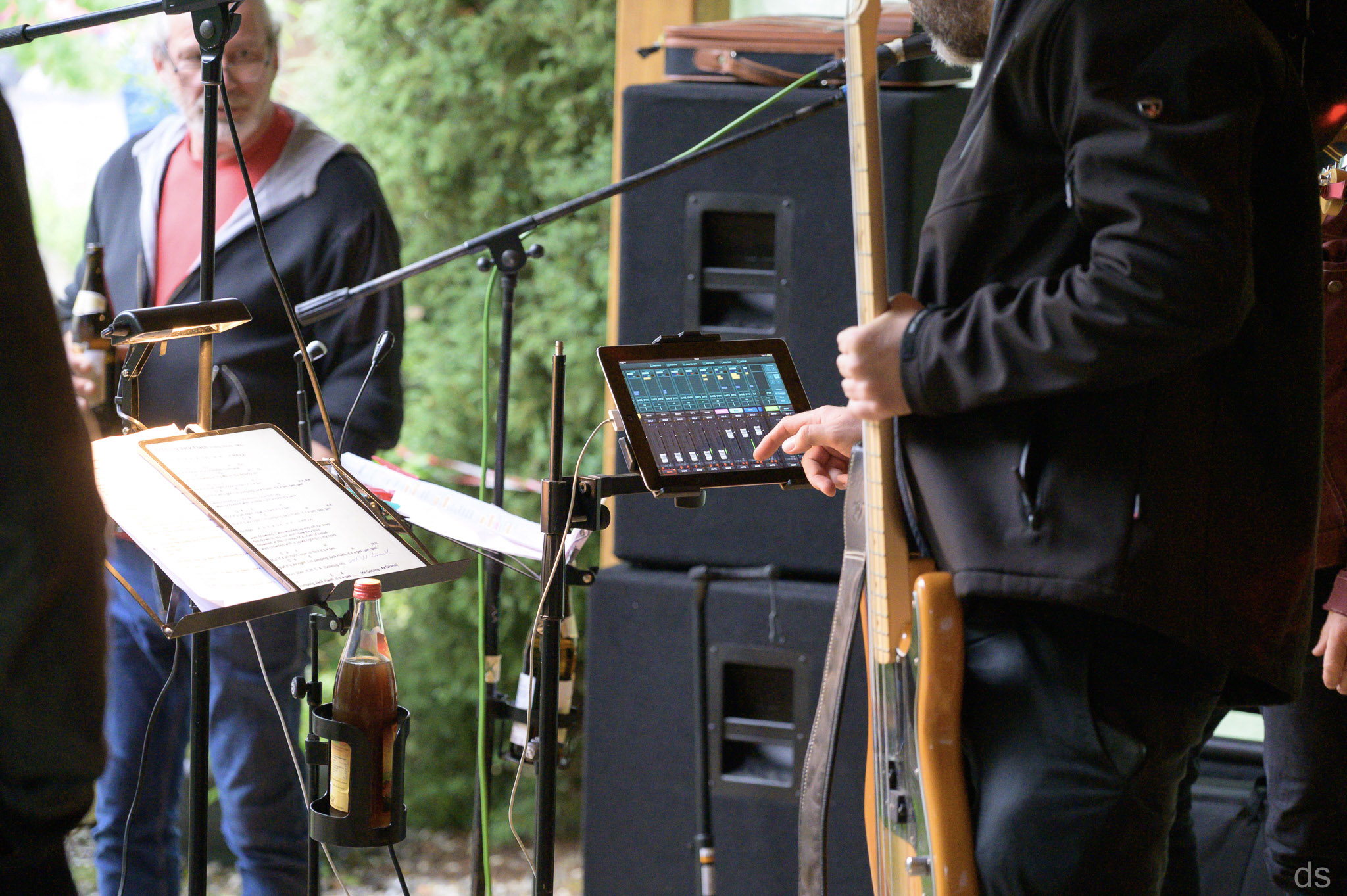 Fabian auf der Bühne